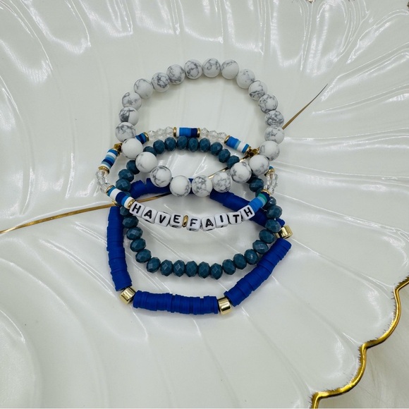 Have Faith Arm Candy Beaded Bracelet - Picture 6 of 6